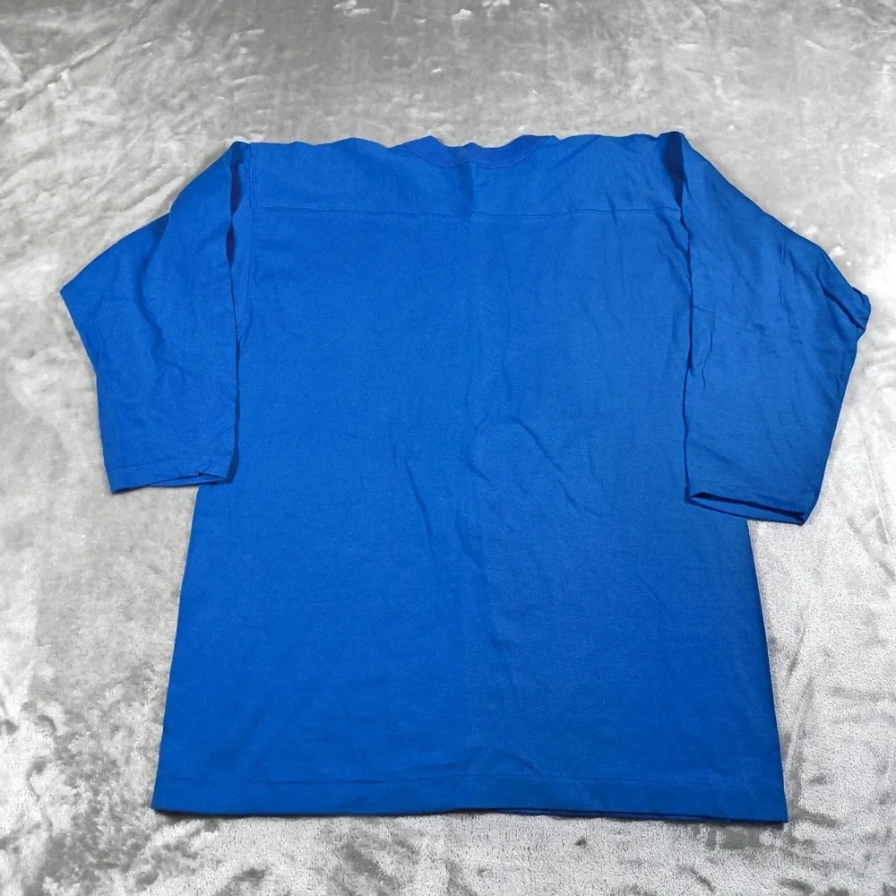 Vintage Diego Garcia Indian Ocean Shirt Mens Large Velva Sheen 70s Single Stitch